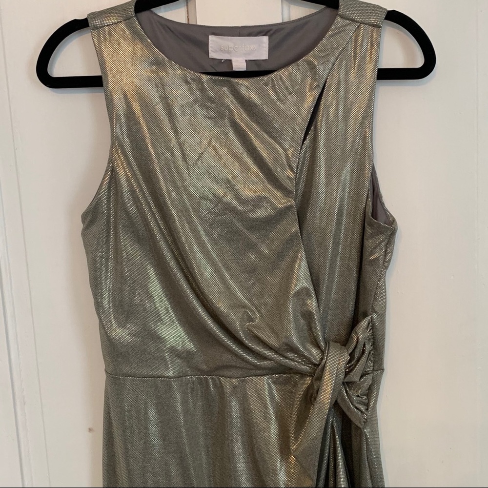 Superfoxx metallic dress size medium GUC - Picture 2 of 6